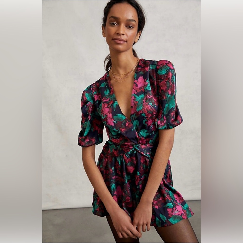 MISA Los Angeles Narcissa Mini Dress in the Enchanted‎ Floral